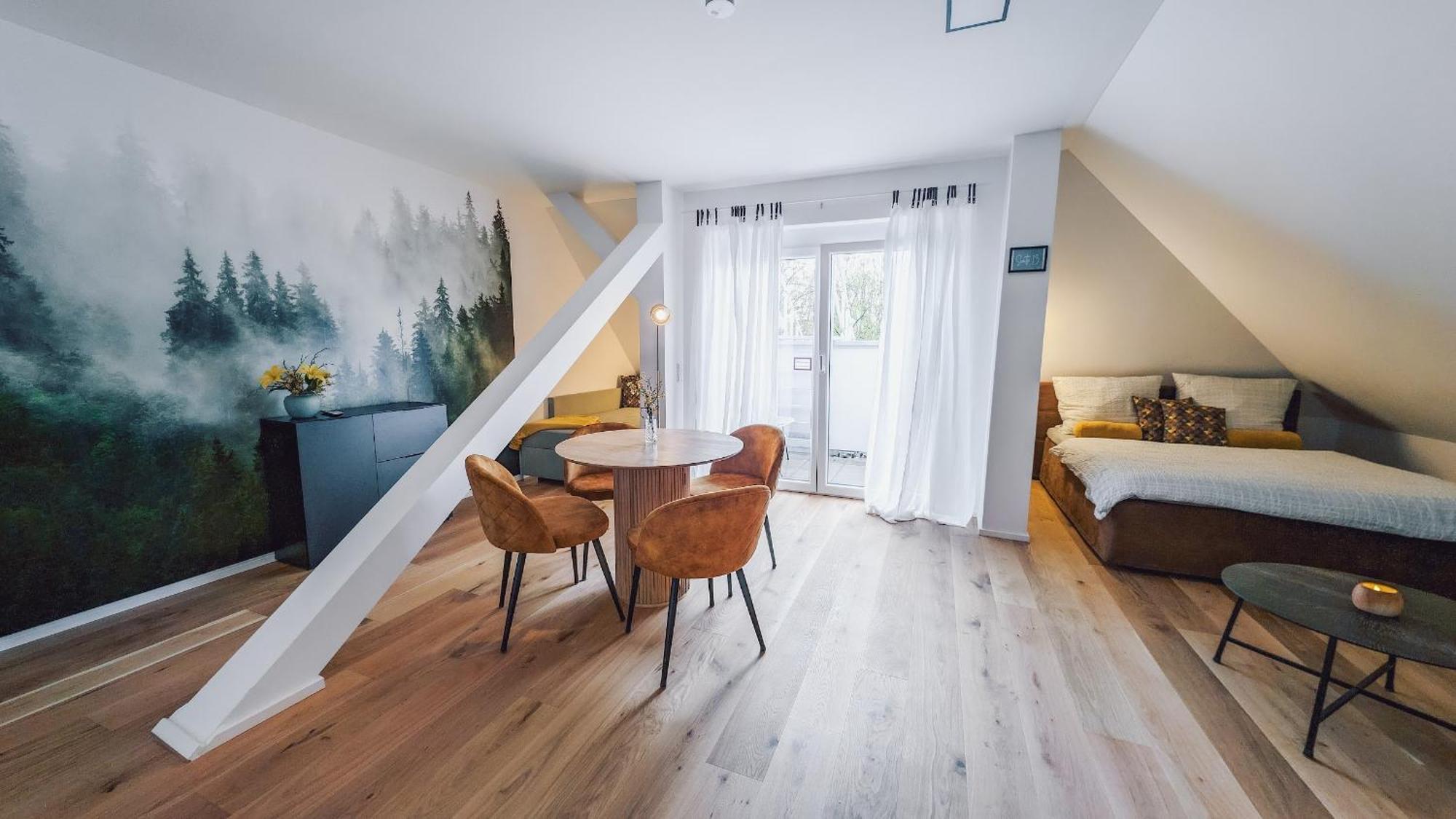 Suite 13 Im Wald Mit Balkon アンベルク エクステリア 写真